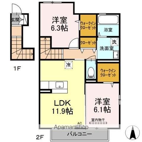 コンフォーティア　Ｍ 間取り