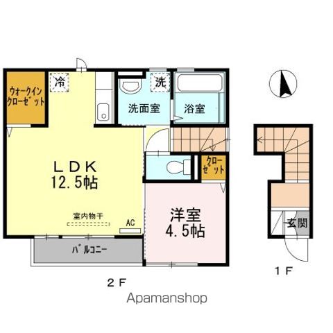 ルナ　ラパン　Ｂ棟 間取り