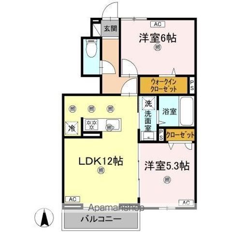 フィオーレガーデン阿南 間取り