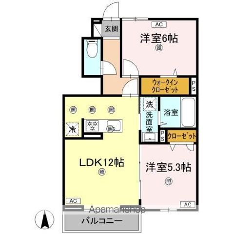 フィオーレガーデン阿南 間取り