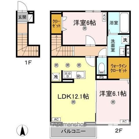 フィオーレガーデン阿南 間取り