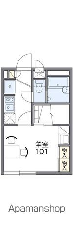 レオパレスフローラ夷山 間取り