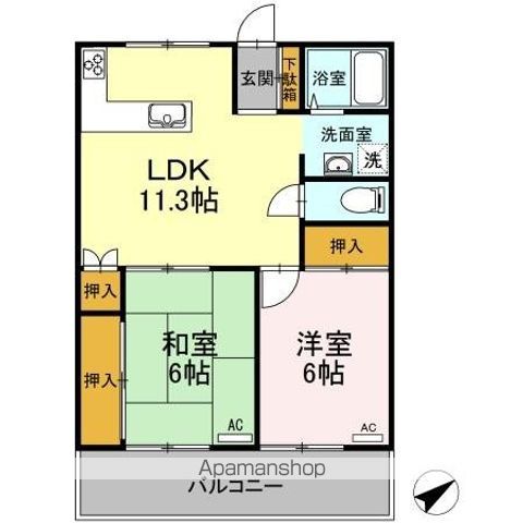 ハイツレーベン 間取り