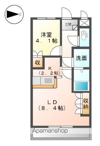 ＭＹーｓｈｉｎｅ　大島 間取り