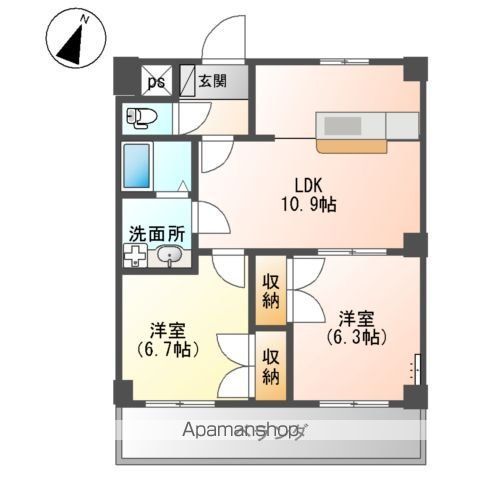 ルミナスハイム羽浦 間取り