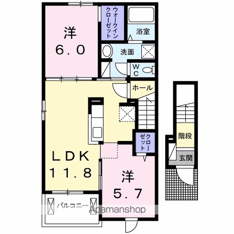 エヴェリーナⅢ 間取り
