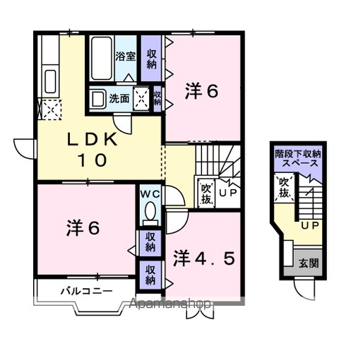 グリーンヒルＴＡＤＡ　Ａ 間取り