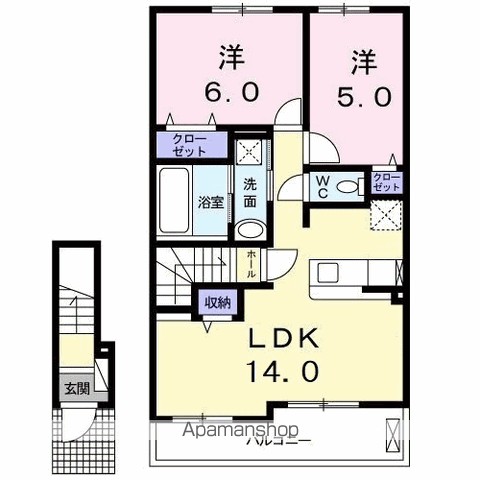 ボヌールメゾンＢ 間取り
