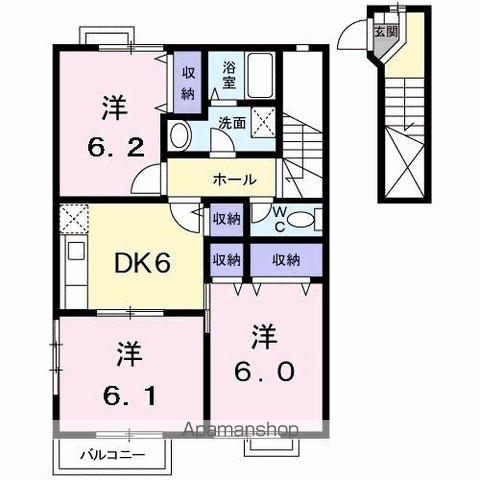 ロイヤル雑賀 間取り