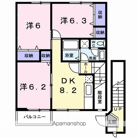 リヴィエールＣ 間取り