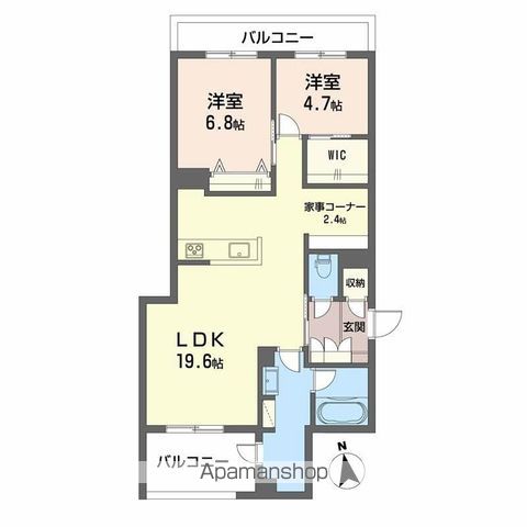 ベレオ安宅 間取り