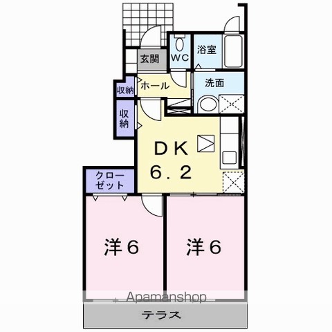 ジュネス　Ｂ 間取り