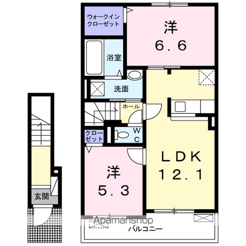 クック鮎喰 間取り
