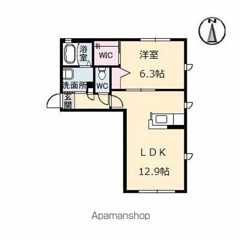 沖洲　清流荘　２ 間取り