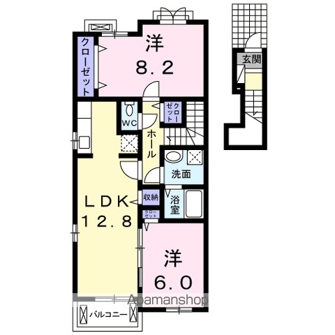 クラールプレディエＤ 間取り