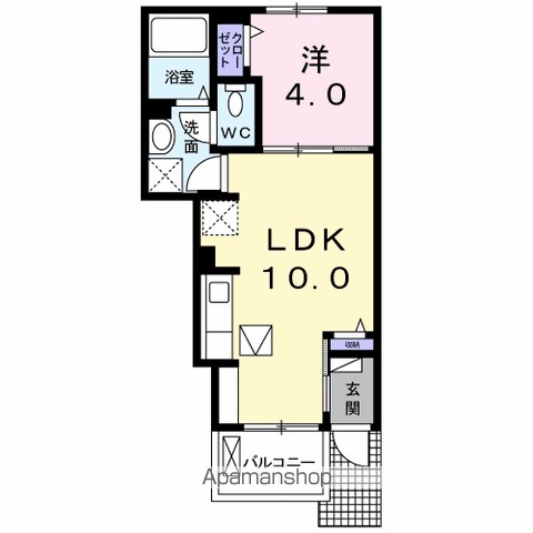 クラール南矢三Ｃ 間取り
