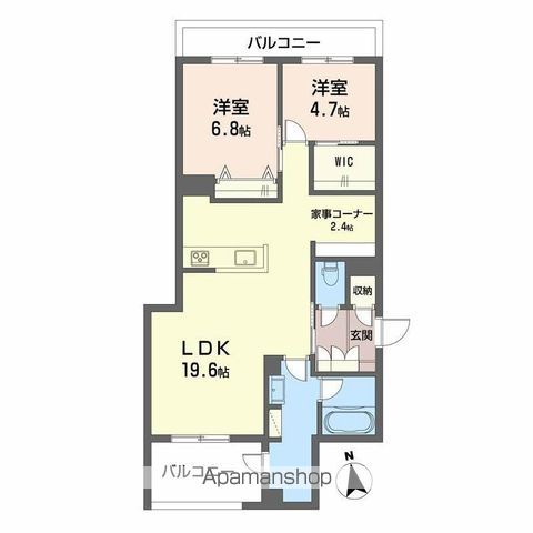 ベレオ安宅 間取り