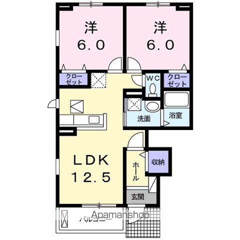クラールプレディエＥ 間取り