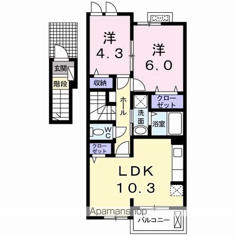 グレイスコート　１号館 間取り