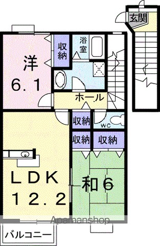 アビタシオン勝瑞Ｊ 間取り