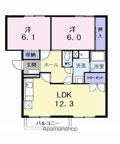 ユーメゾン内浜 間取り