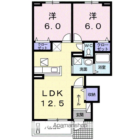 クラールプレディエＡ 間取り