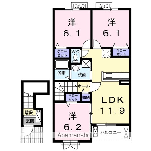 クラールプレディエＥ 間取り