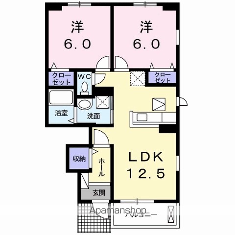 クラールプレディエＡ 間取り