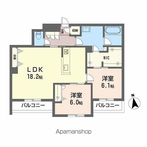 ベレオ安宅 間取り