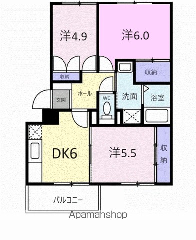 コーポ　ラフォーレ　Ｂ 間取り