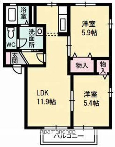 ディアス昭和Ⅱ 間取り