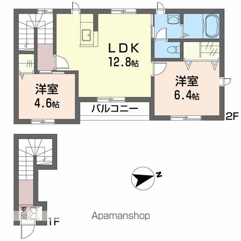 シャーメゾン　ジェルメ　Ｂ棟 間取り