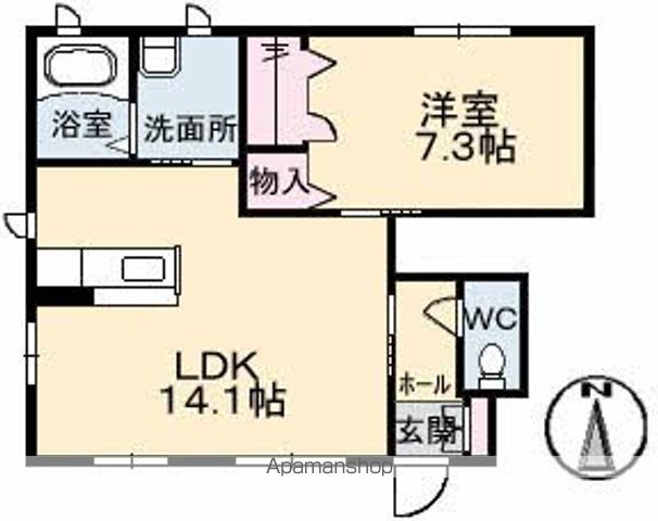 シャーメゾン　ジェルメ　Ａ棟 間取り