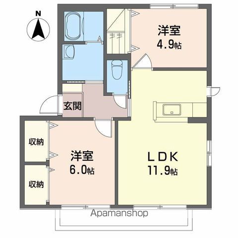 シャーメゾン　ラヴィ　Ａ棟 間取り
