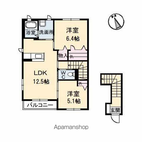 シャーメゾンエーデルハイム　Ｄ棟 間取り