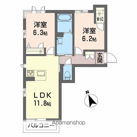 ＢＥＲＥＯ　Ｃｏｍｆｏｒｔ　Ｋｉｔａｓｈｉｍａｄａ 間取り