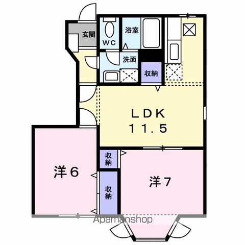 ＥＳＰＯＩＲ　ＫＵＲＯＤＡ 間取り