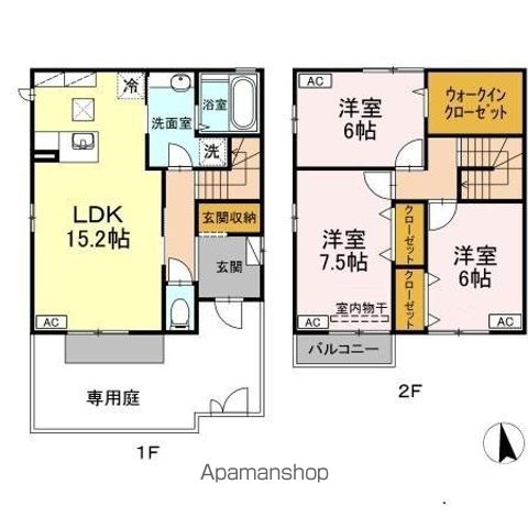 クウラージュ　Ｅ棟 間取り