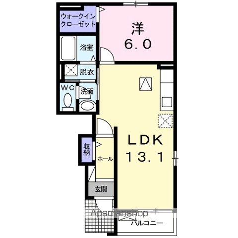 Ｂｅｌｌｅ　Ｍａｉｓｏｎ　州津 間取り