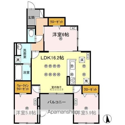 エグレットテラスＩＩ 間取り