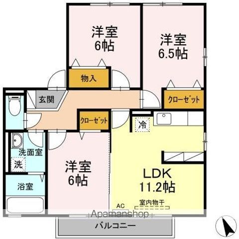 ボヌールＫ２ 間取り