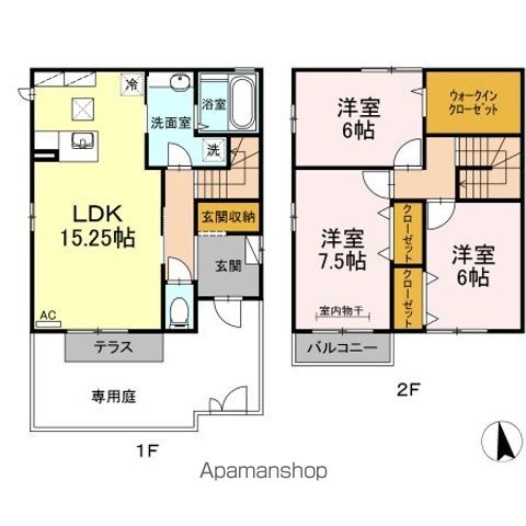 クウラージュ　Ｆ棟 間取り