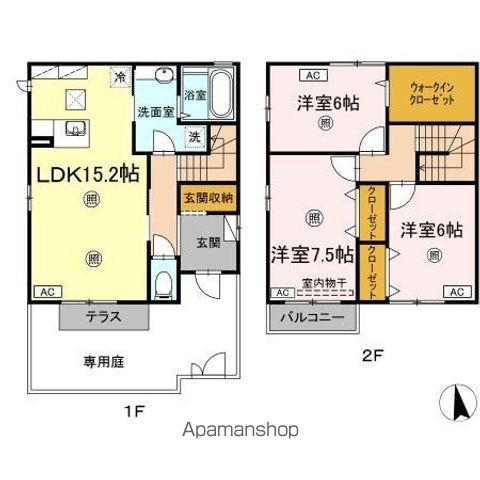 クウラージュ　Ｆ棟 間取り