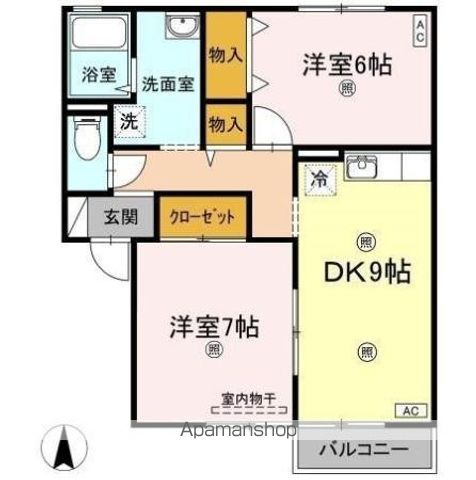 クレスト諏訪Ⅱ 間取り