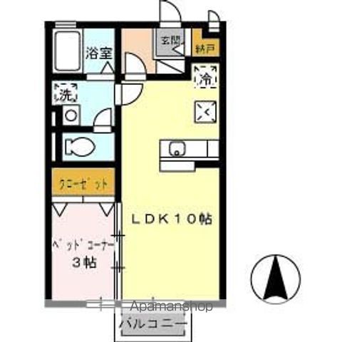 ヴィラセゾンⅢ 間取り