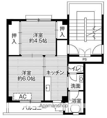 ビレッジハウス立江１号棟 間取り
