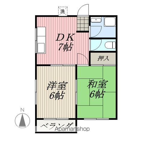 コーポコスモス 間取り