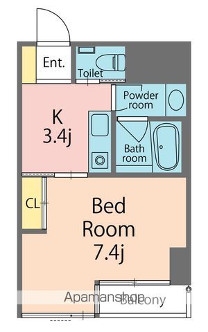 クレエ秋田町 間取り