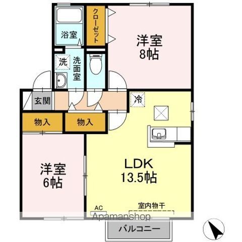 サンコート　Ａ棟 間取り