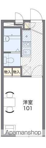 レオパレスかちどき橋 間取り